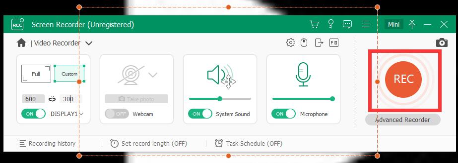 Apeaksoft Screen Recorder截图