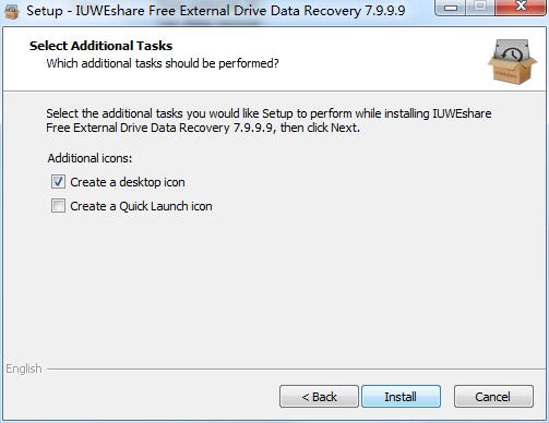 IUWEshare Free External Drive Data Recovery截图