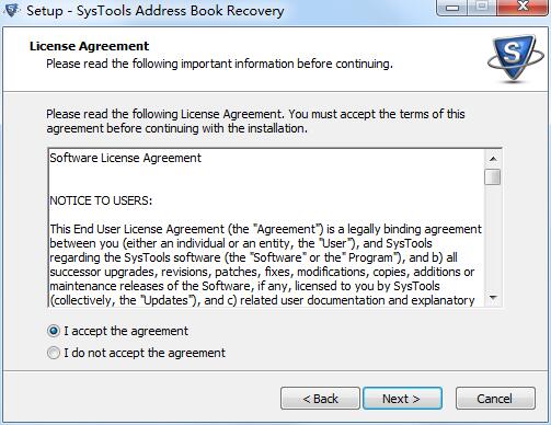 SysTools Address Book Recovery截图