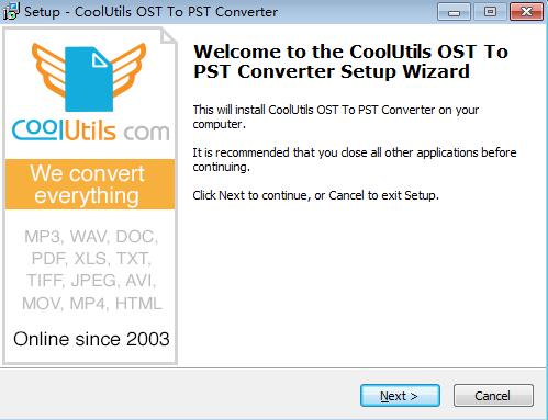 Coolutils OST to PST Converter截图