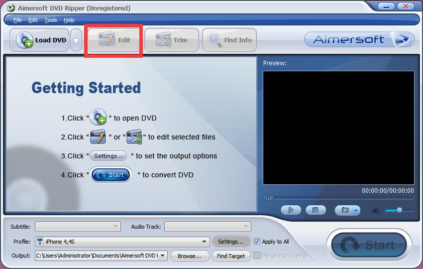 Aimersoft DVD Ripper截图