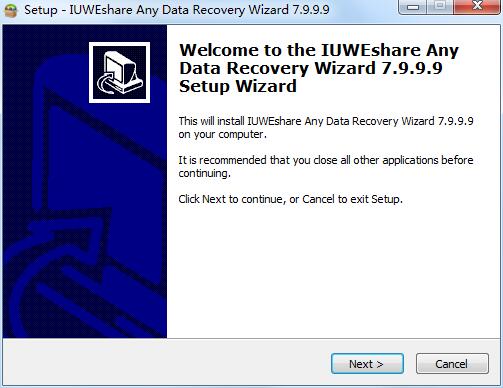 IUWEshare Any Data Recovery Wizard截图