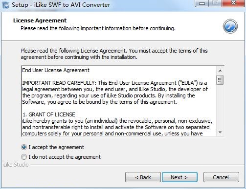 iLike SWF to AVI Converter截图