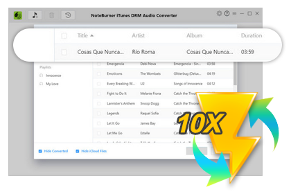 NoteBurner iTunes DRM Audio Converter截图