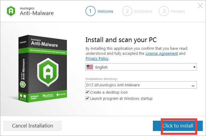 Auslogics Anti-Malware截图