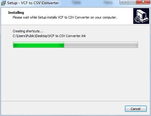 VCF to CSV Converter截图