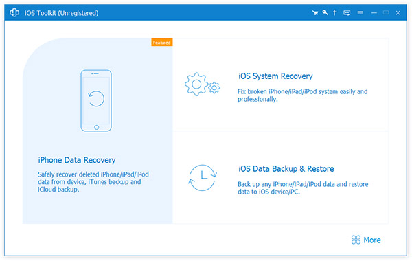 AnyMP4 iPhone Data Recovery截图