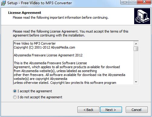 AbyssMedia Free Video to MP3 Converter截图