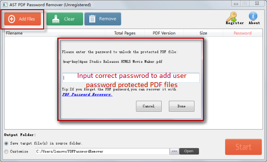 Jihosoft PDF Password Remover截图