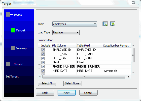 PostgresToSqlite截图