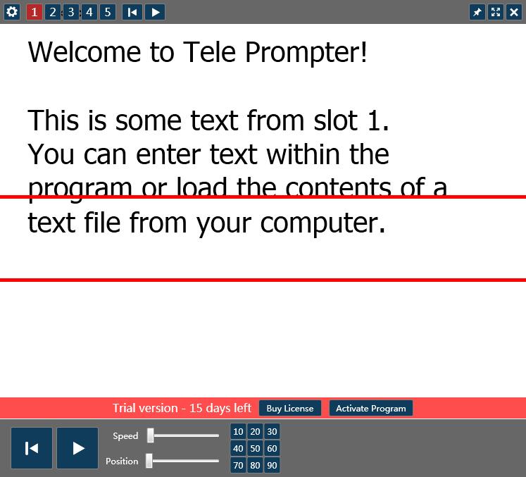 Teleprompter截图