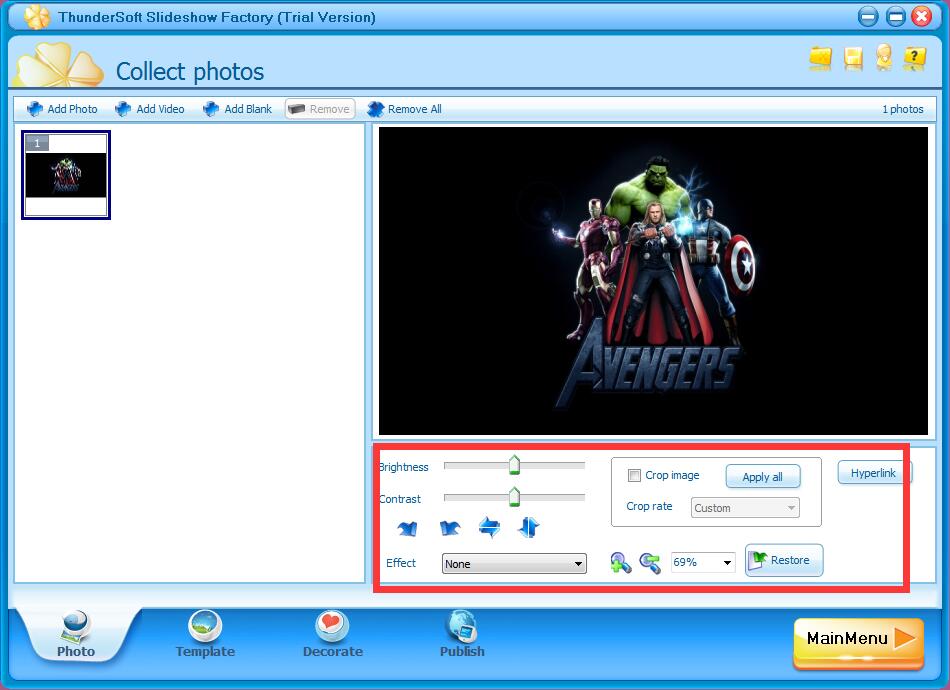 ThunderSoft Slideshow Factory截图