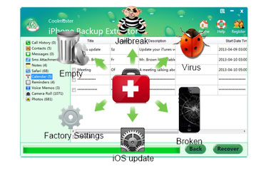 Coolmuster iPhone Backup Extractor截图