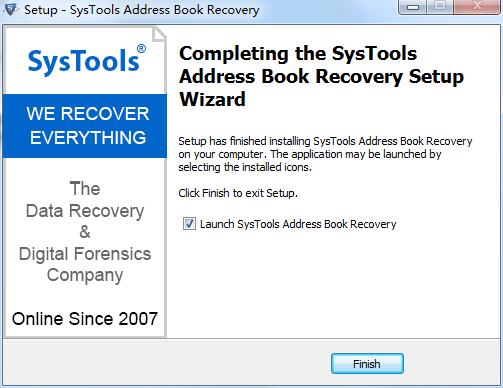 SysTools Address Book Recovery截图