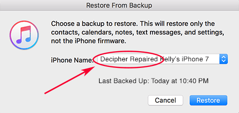 Decipher Backup Repair截图