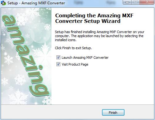 Amazing MXF Converter截图