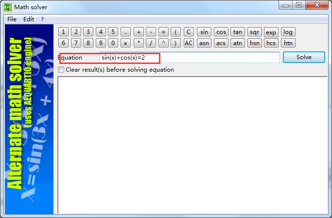 Alternate Math Solver截图