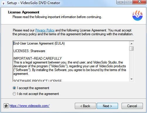 VideoSolo DVD Creator截图