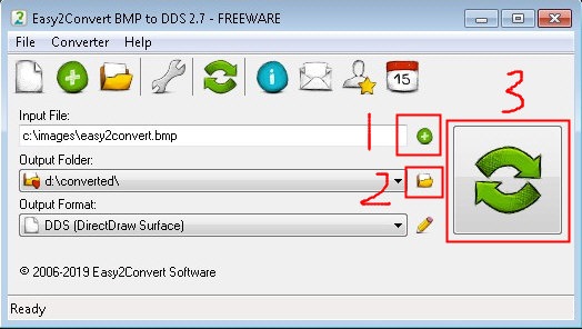 Easy2Convert BMP to DDS截图