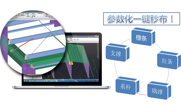 BIM钢结构算量GJG截图