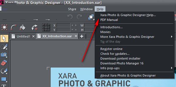 Xara Photo&Graphic Designer截图