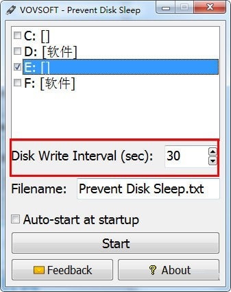 Prevent Disk Sleep截图