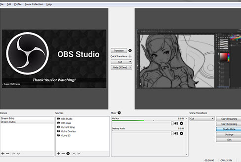 OBS Studio Mac版截图