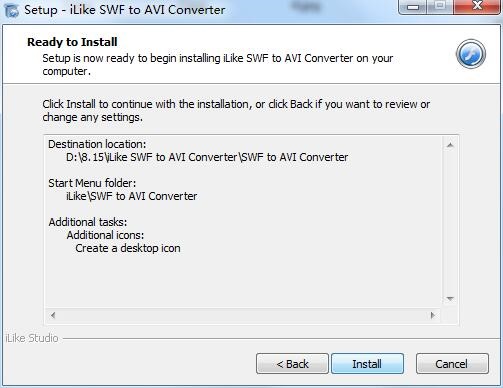 iLike SWF to AVI Converter截图