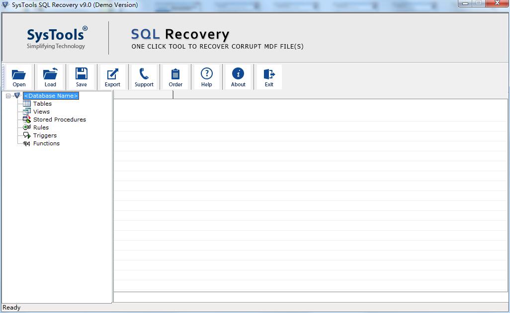 SysTools SQL Recovery截图