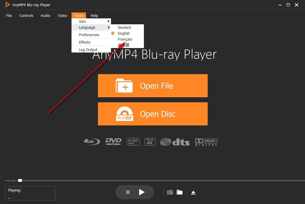 AnyMP4 Blu-ray Player截图