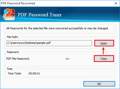 Cocosenor PDF Password Tuner截图