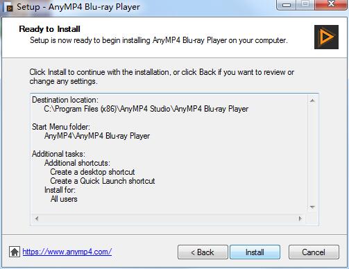 AnyMP4 Blu-ray Player截图