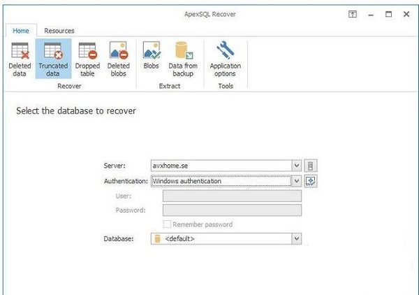 ApexSQL Recover截图