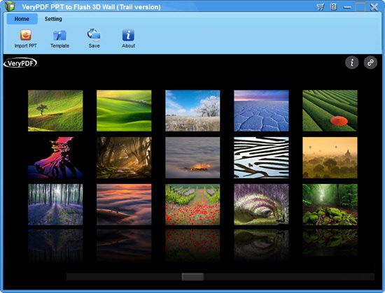 VeryPDF PPT to Flash 3D Wall截图