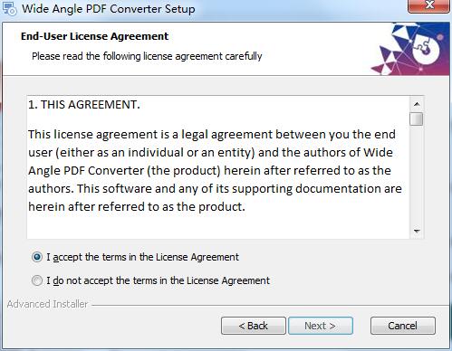 Wide Angle PDF Converter截图