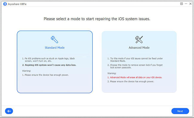 Joyoshare UltFix截图