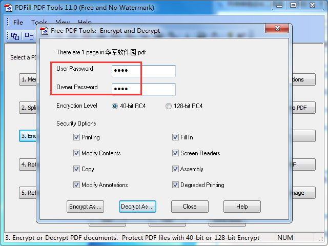 PDFill PDF Tools截图