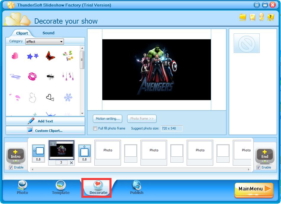 ThunderSoft Slideshow Factory截图