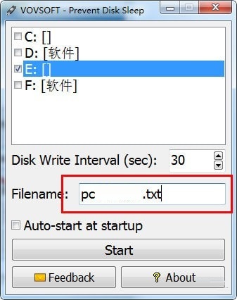 Prevent Disk Sleep截图