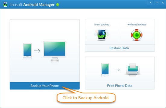 Jihosoft Android Manager截图