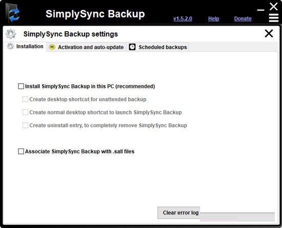 SimplySync Backup截图