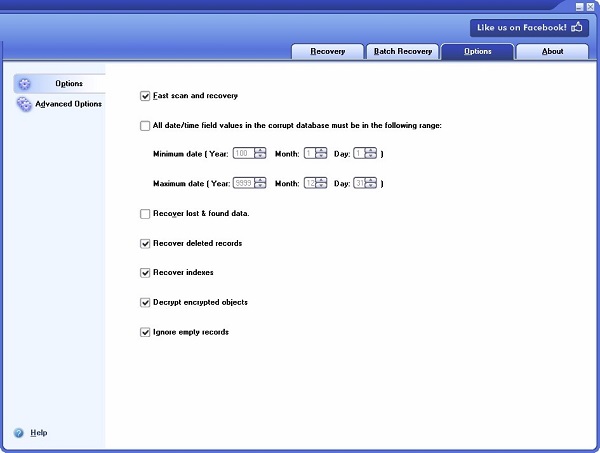 DataNumen SQL Recovery截图