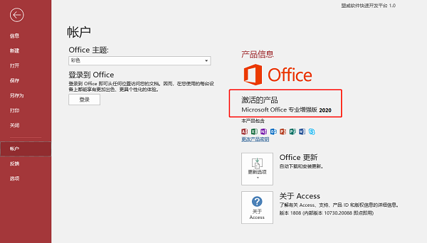 Microsoft Access 2020截图