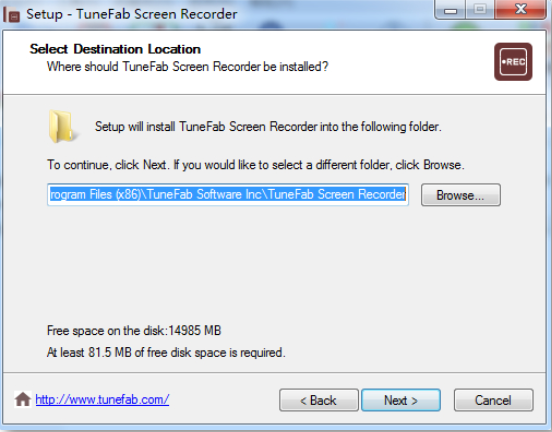 TuneFab Screen Recorder截图