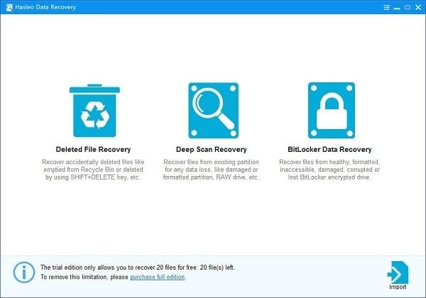 Hasleo BitLocker Data Recovery截图