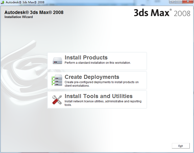 Autodesk 3ds max 2008截图