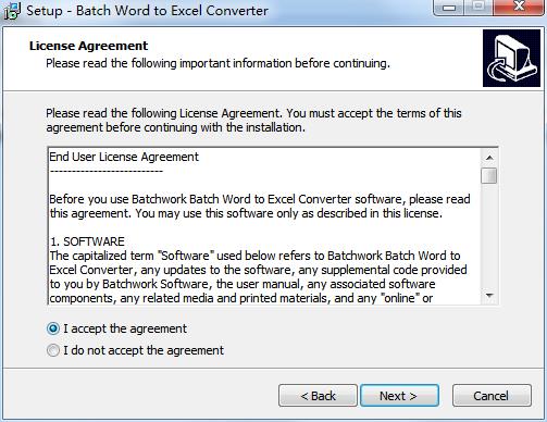 Batch DOC TO XLS Converter截图