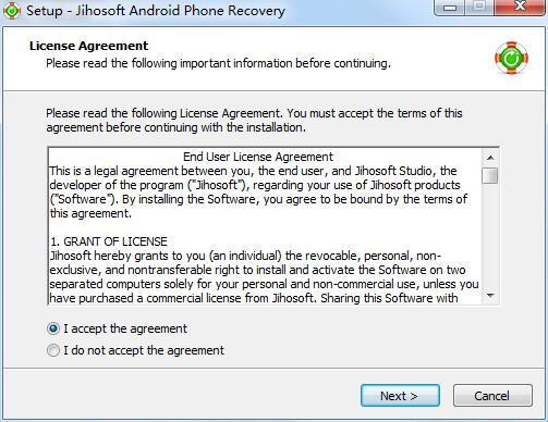 Jihosoft Android Phone Recovery截图