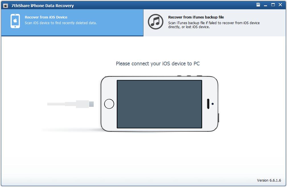 7thShare iPhone Data Recovery截图