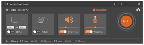 Aiseesoft Screen Recorder截图